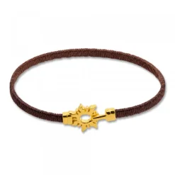 Pulsera Mountain Rígida Acero Cobre y Plata Dorada*Eguzkilore Discount