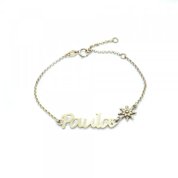 Pulsera Paula de Plata Dorada*Eguzkilore Sale