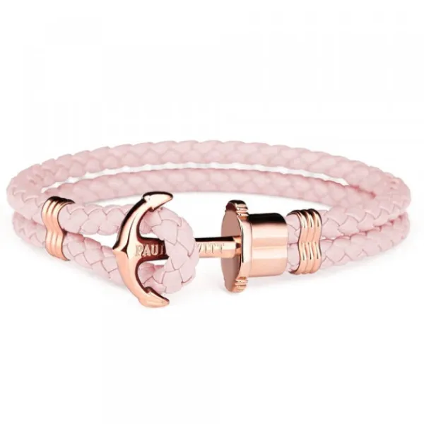 Pulsera Paul Hewitt de Cuero Rosa y Acero Rosa*Eguzkilore Best