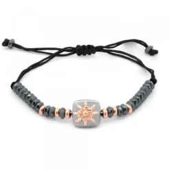 Pulsera Q2 Hematites y Rosa*Eguzkilore Sale