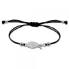 Pulsera San Fermín de Plata con Hilo Negro*Eguzkilore Clearance