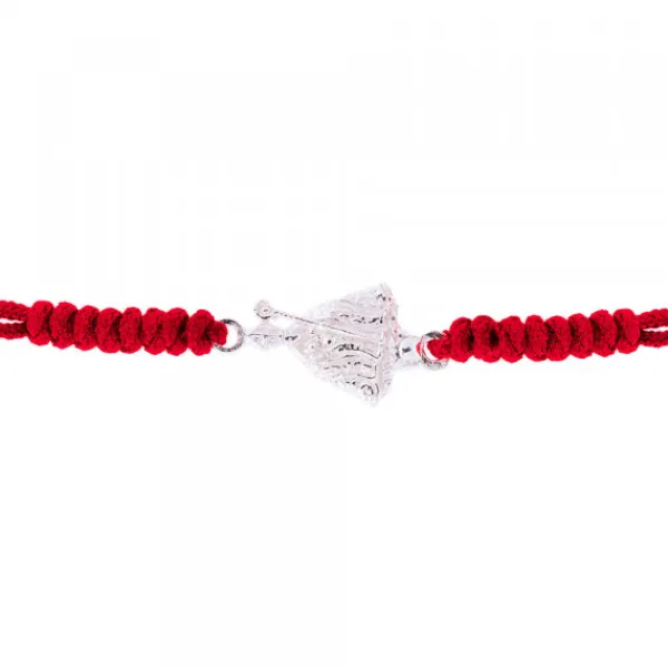 Pulsera San Fermín Plata con Hilo Rojo Nudos*Eguzkilore Discount