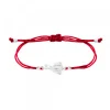 Pulsera San Fermín Plata con Hilo Rojo*Eguzkilore Outlet