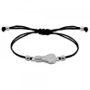 Pulsera Virgen de Begoña de Plata con Hilo Negro*Eguzkilore Outlet