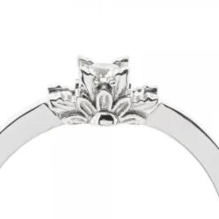 Sortija Compromiso Oro Blanco y Diamante*Eguzkilore Clearance