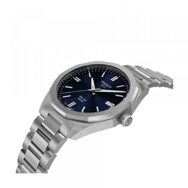 Tissot PRC100 Solar Quartz 39mm Esfera Azul*Eguzkilore New