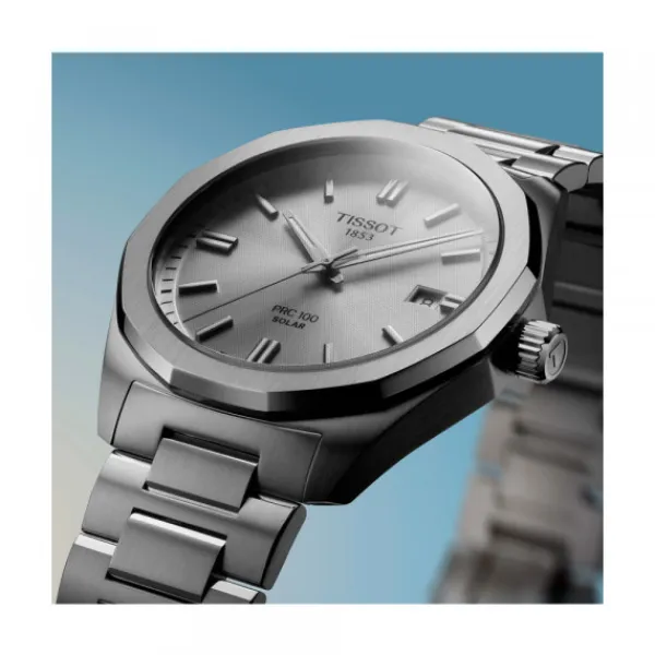 Tissot PRC100 Solar Quartz 39mm Esfera Gris*Eguzkilore Sale