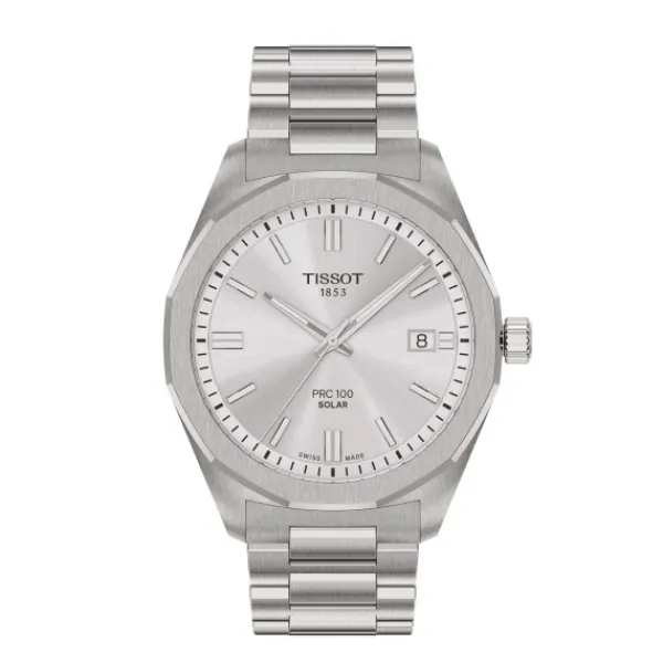 Tissot PRC100 Solar Quartz 39mm Esfera Gris*Eguzkilore Sale
